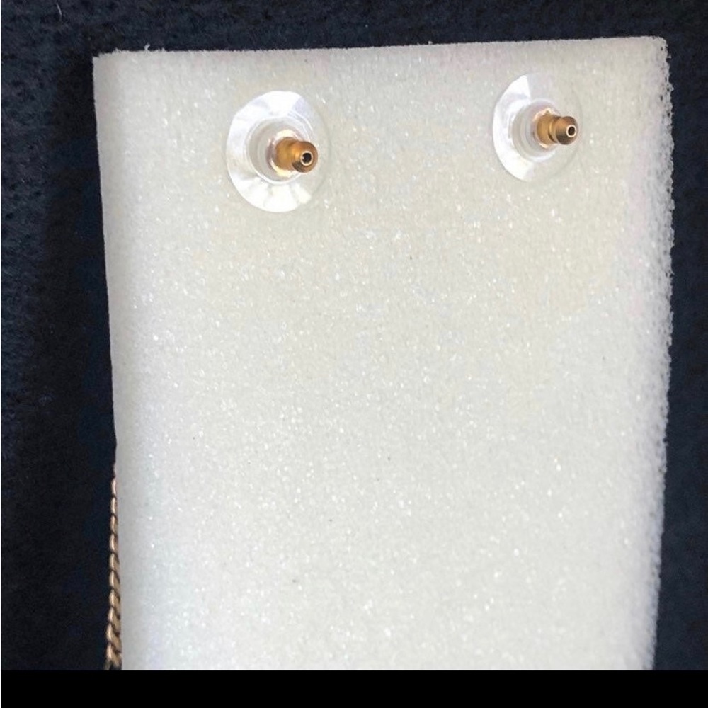 Chandelier Goldtone Earrings - Picture 3 of 3
